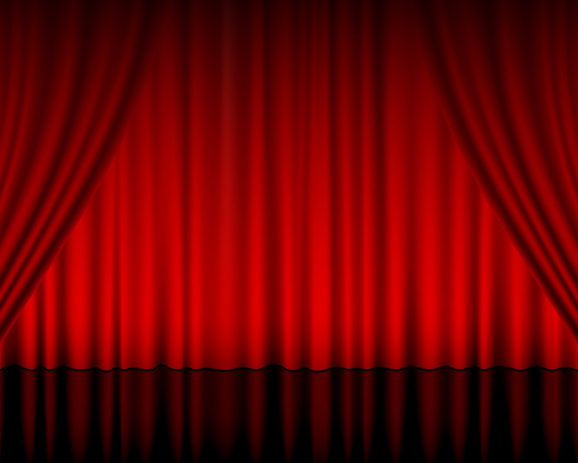 Red Theater Curtains